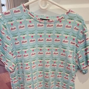 Hayley Elsaesser Beer Can Print T-Shirt